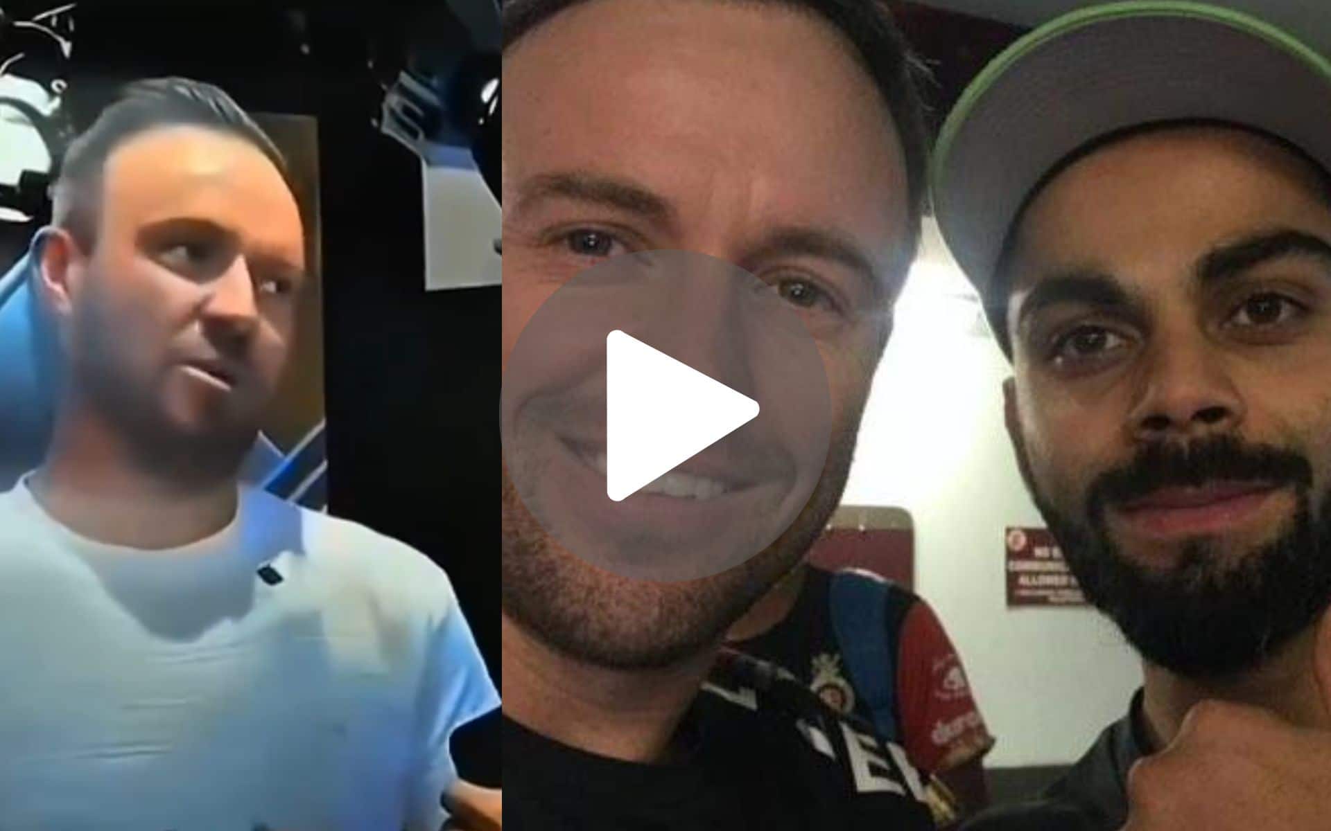 [Watch] 'Just Give Us One WC' - When AB De Villiers Made Emotional Request To Virat Kohli For SA